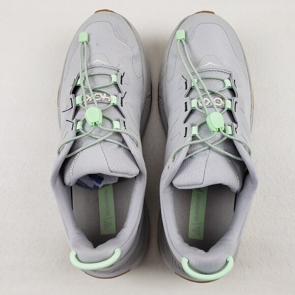 Hoka Transport Running Sneaker Womens 8.5 Gray Bungee Hiking Walking Vibram Shoe - Picture 8 of 12